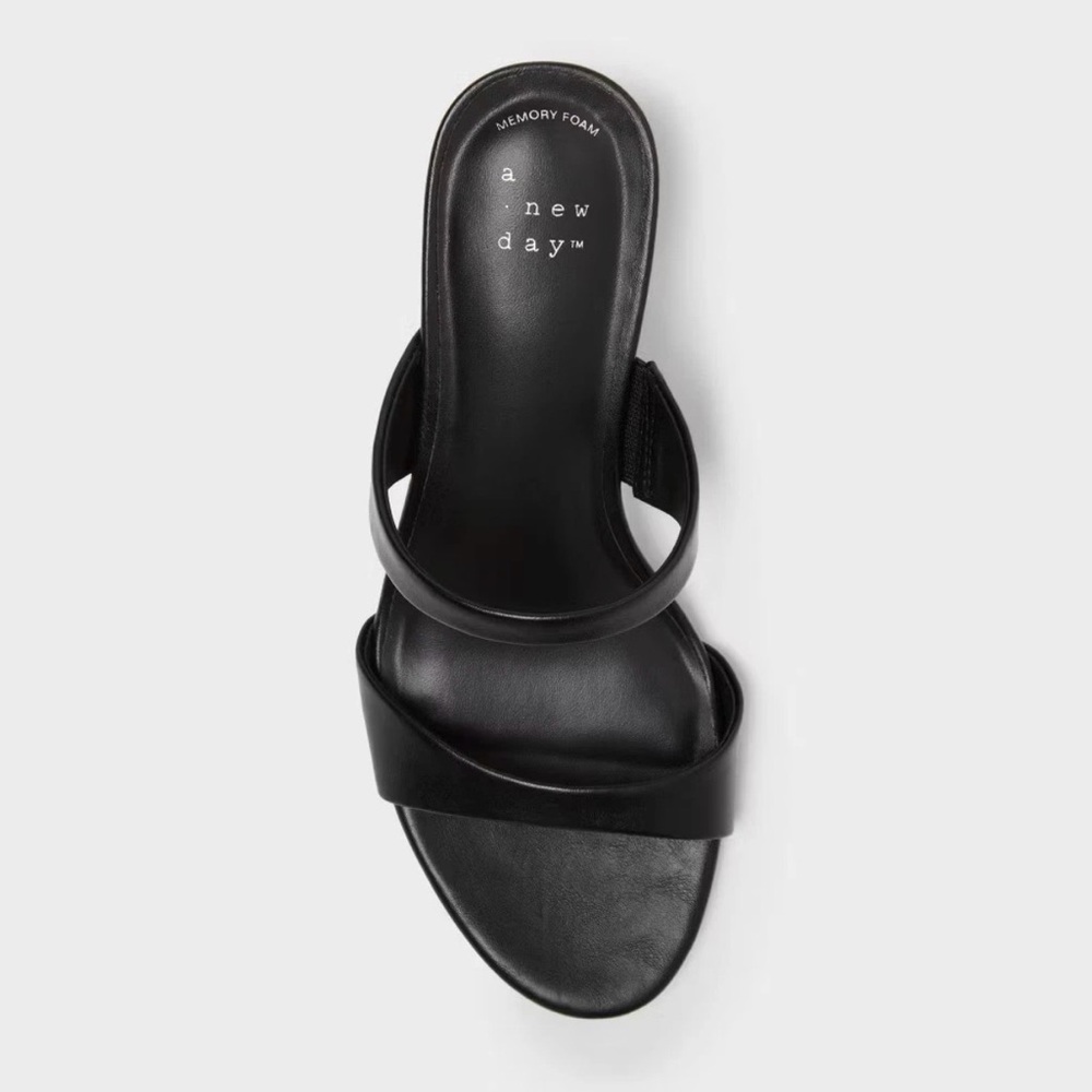 Women's Paige Heels Wide Width with Memory Foam Insole - A New Day - Picture 3 of 5